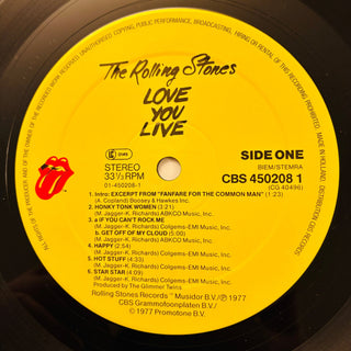 The Rolling Stones ‎– Love You Live Doppel LP mit OIS (VG+) - schallplattenparadis