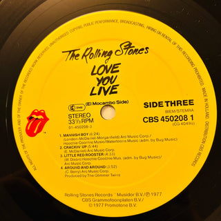 The Rolling Stones ‎– Love You Live Doppel LP mit OIS (VG+) - schallplattenparadis