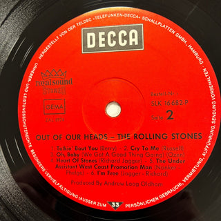 The Rolling Stones ‎– Out Of Our Heads LP (VG+) - schallplattenparadis