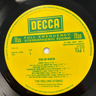 The Rolling Stones ‎– Solid Rock LP (VG+) - schallplattenparadis