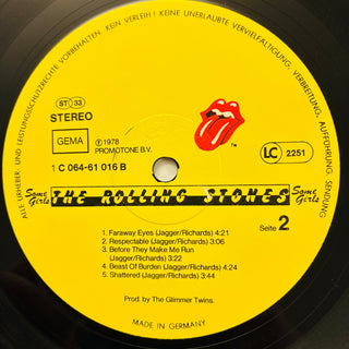 The Rolling Stones – Some Girls LP mit OIS und Beiblatt (VG+) - schallplattenparadis