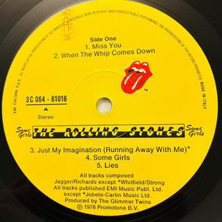 The Rolling Stones ‎– Some Girls LP mit OIS (VG+) - schallplattenparadis