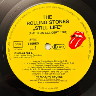 The Rolling Stones ‎– Still Life (American Concert 1981) LP (VG+) - schallplattenparadis