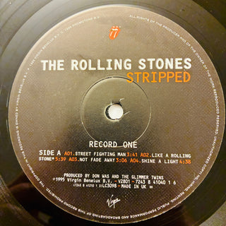 The Rolling Stones ‎– Stripped Doppel LP mit OIS (NM) - schallplattenparadis