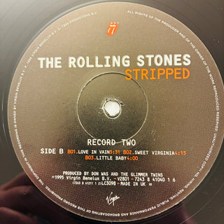 The Rolling Stones ‎– Stripped Doppel LP mit OIS (NM) - schallplattenparadis