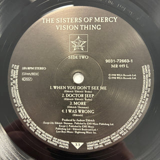 The Sisters Of Mercy ‎– Vision Thing LP mit OIS (NM) - schallplattenparadis