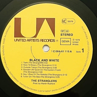 The Stranglers ‎– Black And White LP mit OIS (NM) - schallplattenparadis