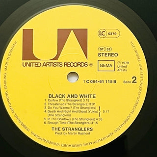 The Stranglers ‎– Black And White LP mit OIS (NM) - schallplattenparadis