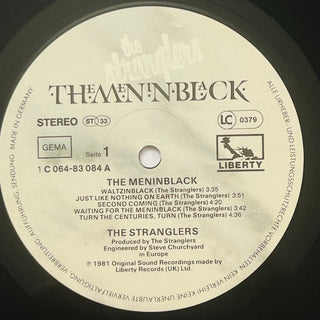 The Stranglers ‎– The Gospel According To The Meninblack LP (VG+) - schallplattenparadis