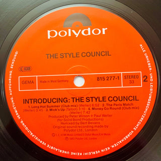 The Style Council ‎– Introducing: The Style Council LP (NM) - schallplattenparadis