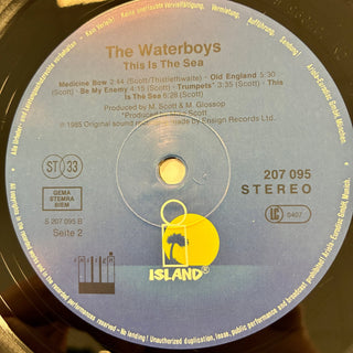 The Waterboys ‎– This Is The Sea LP mit OIS (NM) - schallplattenparadis