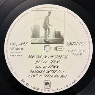 Tim Curry ‎– Simplicity LP mit OIS (NM) - schallplattenparadis