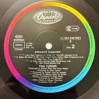 Tina Turner – Private Dancer LP mit OIS (VG+) - schallplattenparadis