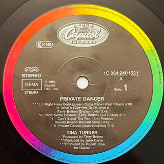 Tina Turner ‎– Private Dancer LP mit OIS (VG+) - schallplattenparadis