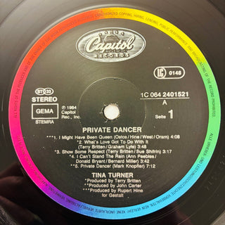 Tina Turner – Private Dancer LP mit OIS (VG+) - schallplattenparadis