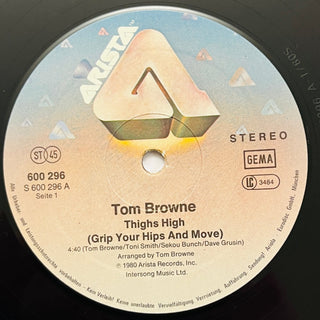 Tom Browne ‎– Thighs High (Grip Your Hips And Move) / Funkin' For Jamaica (N.Y.) Maxi - Single (NM) - schallplattenparadis