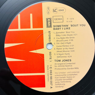 Tom Jones ‎– Somethin' 'Bout You Baby I Like LP (NM) - schallplattenparadis