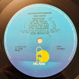 Tom Waits – Swordfishtrombones LP mit OIS (NM) - schallplattenparadis