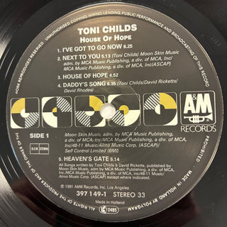 Toni Childs ‎– House Of Hope. LP (NM) - schallplattenparadis