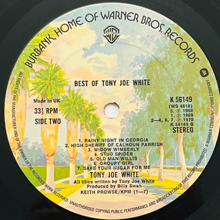 Tony Joe White ‎– Best Of Tony Joe White LP (VG+) - schallplattenparadis