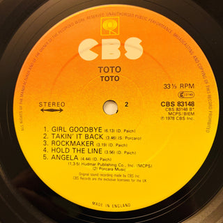 Toto – Toto LP (VG+) - schallplattenparadis