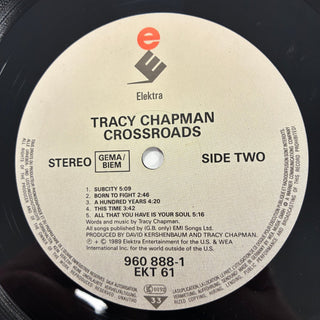 Tracy Chapman – Crossroads LP mit OIS (NM) - schallplattenparadis