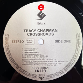 Tracy Chapman ‎– Crossroads LP mit OIS und Beiblatt (NM) - schallplattenparadis