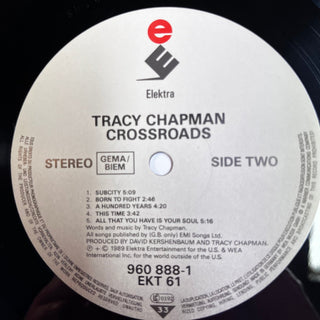 Tracy Chapman ‎– Crossroads LP mit OIS und Beiblatt (NM) - schallplattenparadis