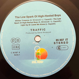 Traffic ‎– The Low Spark Of High Heeled Boys LP (VG+) - schallplattenparadis