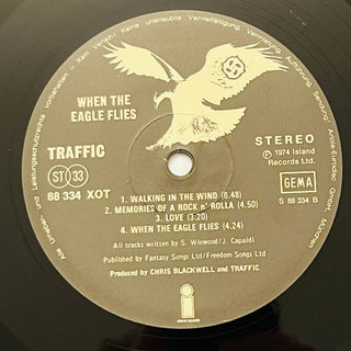 Traffic ‎– When The Eagle Flies LP (VG+) - schallplattenparadis