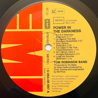 TRB – Power In The Darkness LP (VG+) - schallplattenparadis