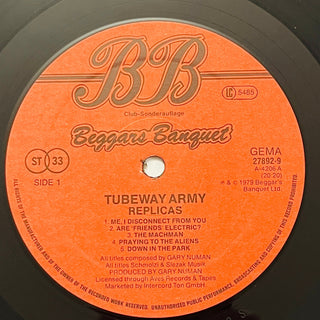 Tubeway Army ‎– Replicas LP (NM) - schallplattenparadis