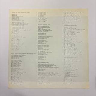 U2 ‎– The Joshua Tree LP mit OIS (NM) - schallplattenparadis