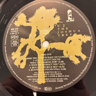 U2 ‎– The Joshua Tree LP mit OIS (NM) - schallplattenparadis