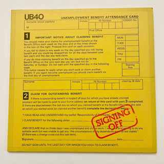 UB40 ‎– Signing Off 12" Doppel Vinyl (VG+) - schallplattenparadis