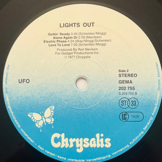 UFO ‎– Lights Out LP (NM) - schallplattenparadis