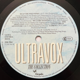 Ultravox ‎– The Collection LP (NM) - schallplattenparadis