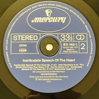 Van Morrison ‎– Inarticulate Speech Of The Heart LP (VG+) - schallplattenparadis