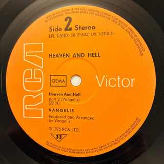 Vangelis ‎– Heaven And Hell LP (NM) - schallplattenparadis