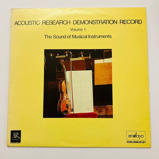 Various ‎– Acoustic Research Demonstration Record The Sound Of Musical Instruments LP mit OIS (VG+) - schallplattenparadis