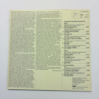 Various ‎– American Folk Blues Festival '62 LP (VG+) - schallplattenparadis