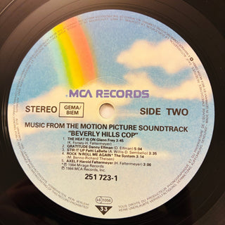Various ‎– Beverly Hills Cop (Music From The Motion Picture Soundtrack) LP (NM) - schallplattenparadis