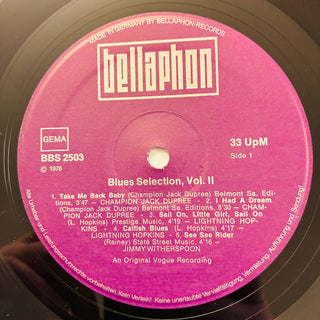 Various ‎– Blues Selection Vol II Doppel LP (VG+) - schallplattenparadis