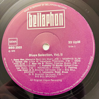 Various ‎– Blues Selection Vol II Doppel LP (VG+) - schallplattenparadis