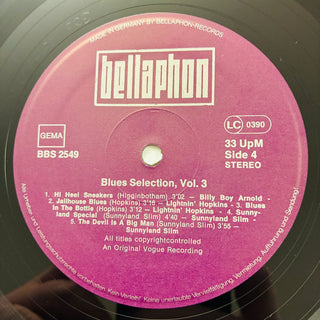 Various ‎– Blues Selection Vol. Ill Doppel LP (NM) - schallplattenparadis