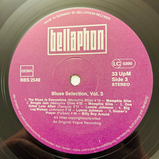 Various ‎– Blues Selection Vol. Ill Doppel LP (NM) - schallplattenparadis