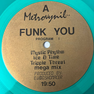 Various ‎– Funk You! LP - Green Vinyl (NM) - schallplattenparadis