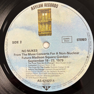 Various ‎– No Nukes - From The Muse Concerts For A Non-Nuclear Future - Madison Square Garden - September 19-23, 1979 - 3x LPs mit OIS und Beiblatt (NM) - schallplattenparadis