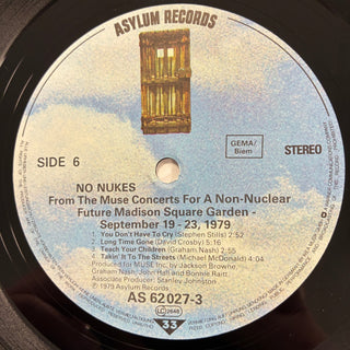 Various ‎– No Nukes - From The Muse Concerts For A Non-Nuclear Future - Madison Square Garden - September 19-23, 1979 - 3x LPs mit OIS und Beiblatt (NM) - schallplattenparadis