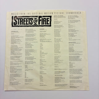 Various – Streets Of Fire (Music From The Original Motion Picture Soundtrack) LP mit OIS (NM) - schallplattenparadis